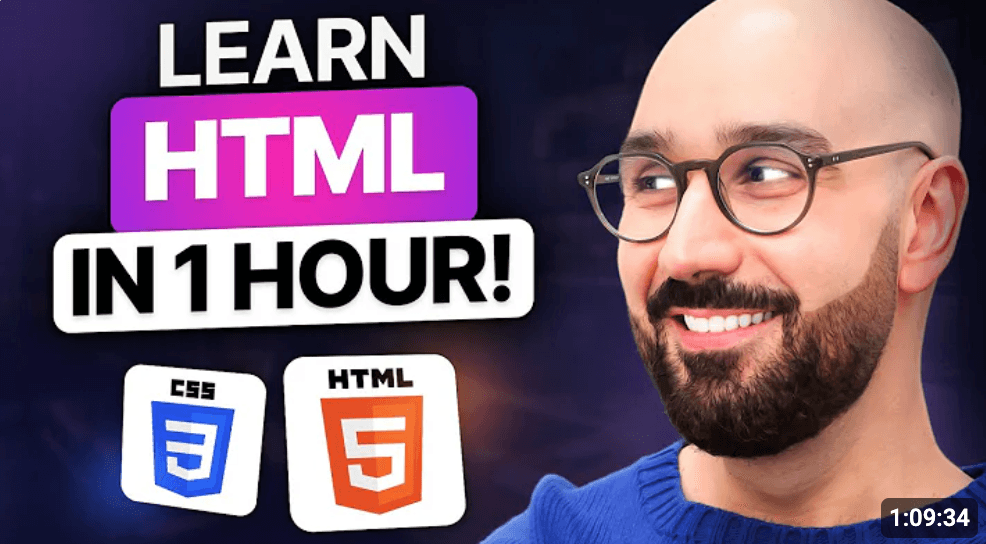 HTML Tutorial for Beginners: HTML Crash Course