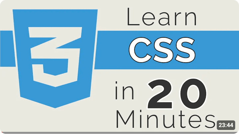 Learn CSS in 20 Minutes